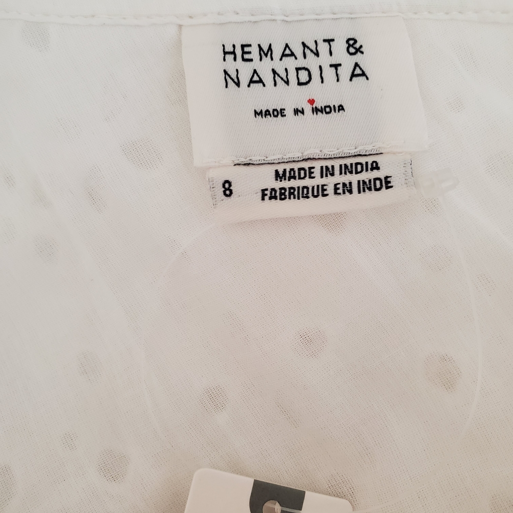 HEMANT & NANDITA Tiered Mini Dress - Picture 12 of 12